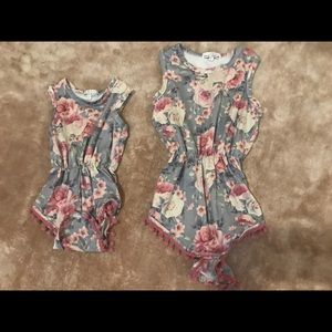 Marching Pom Pom Rompers! 6 mo and 3T